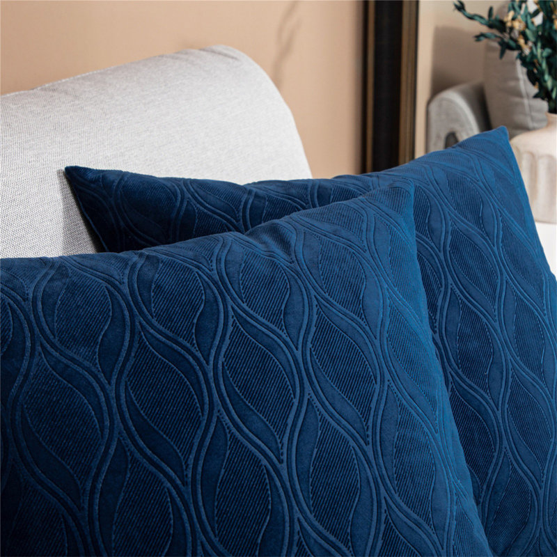 Topfinel Striped Velvet Pillow Cover & Reviews Wayfair